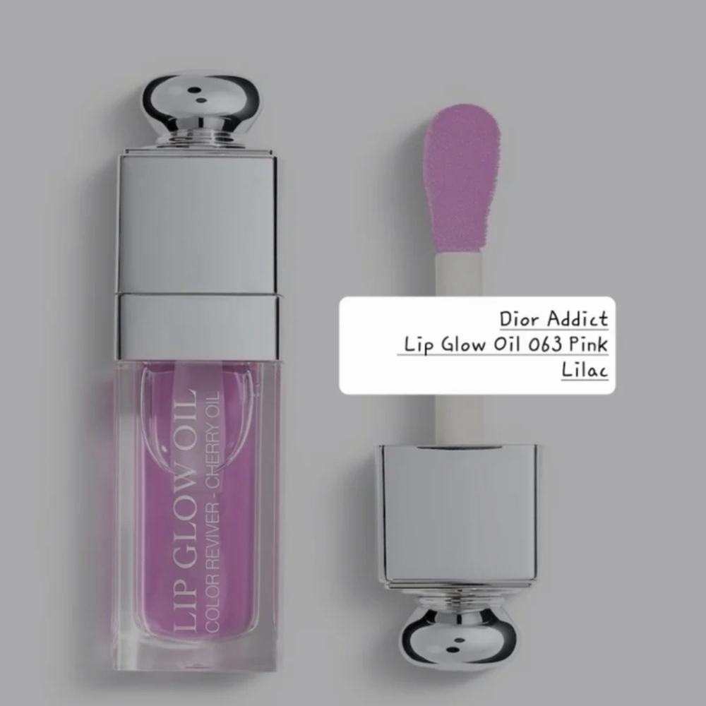 Dior Addict Lip Glow Oil 063 PINK LILAC/a soft lilac. BNIB. PRICE IS FIRM